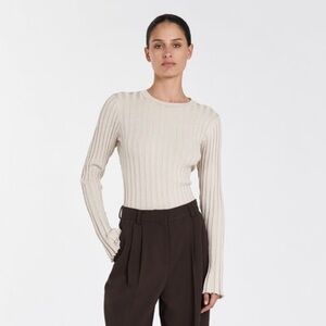 DISSH Ada Long Sleeve Top in Stone | Size L